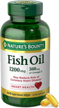 Fish Oil by , Dietary Supplement, Omega-3, Supports Heart Health, 1200 Mg, 200 Rapid Release Softgels